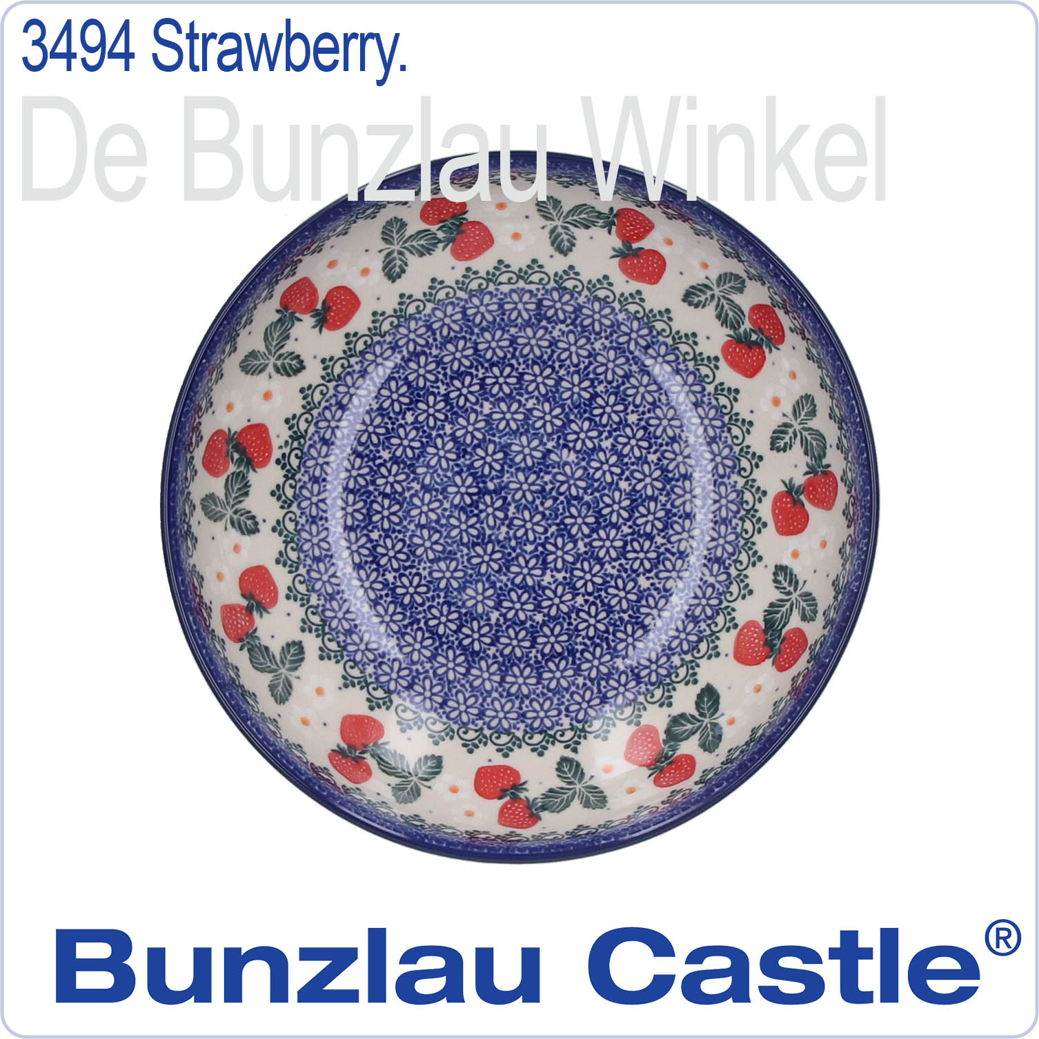 Bunzlau Strawberry. (3494)