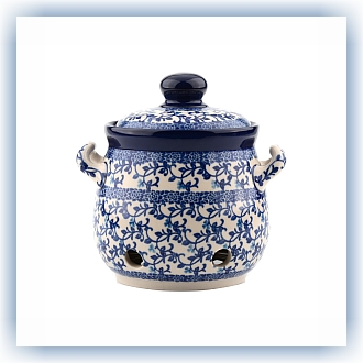 Bunzlau Knoflookpot 15 cm hoog (1179)