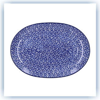 Bunzlau Wijde schotel 31,5x22cm (2668)