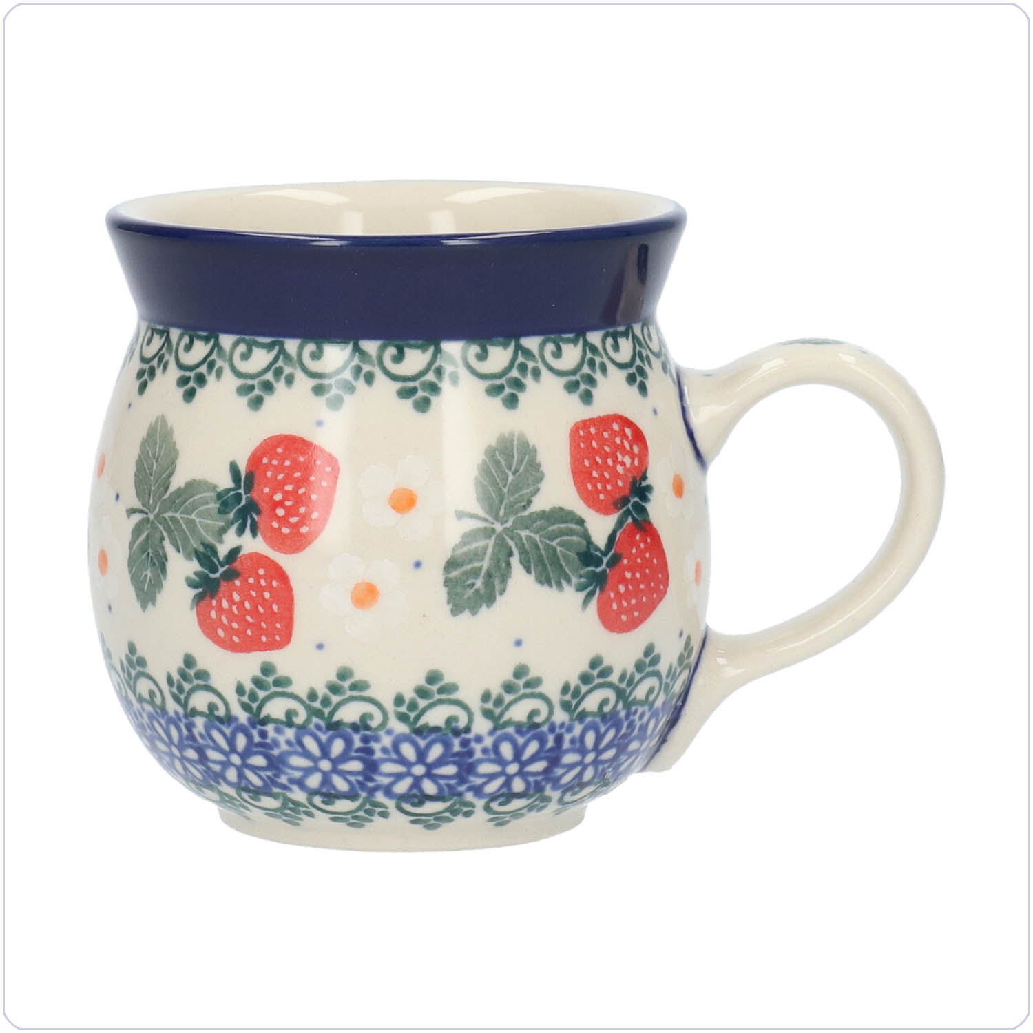 Bunzlau Bolle mok 240ml (1005) - Strawberry. (3494)