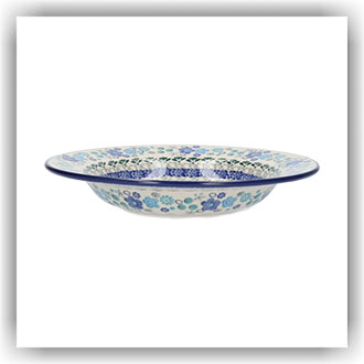 Bunzlau Diep bord met platte rand (1014) - Blossom Breeze (3396)