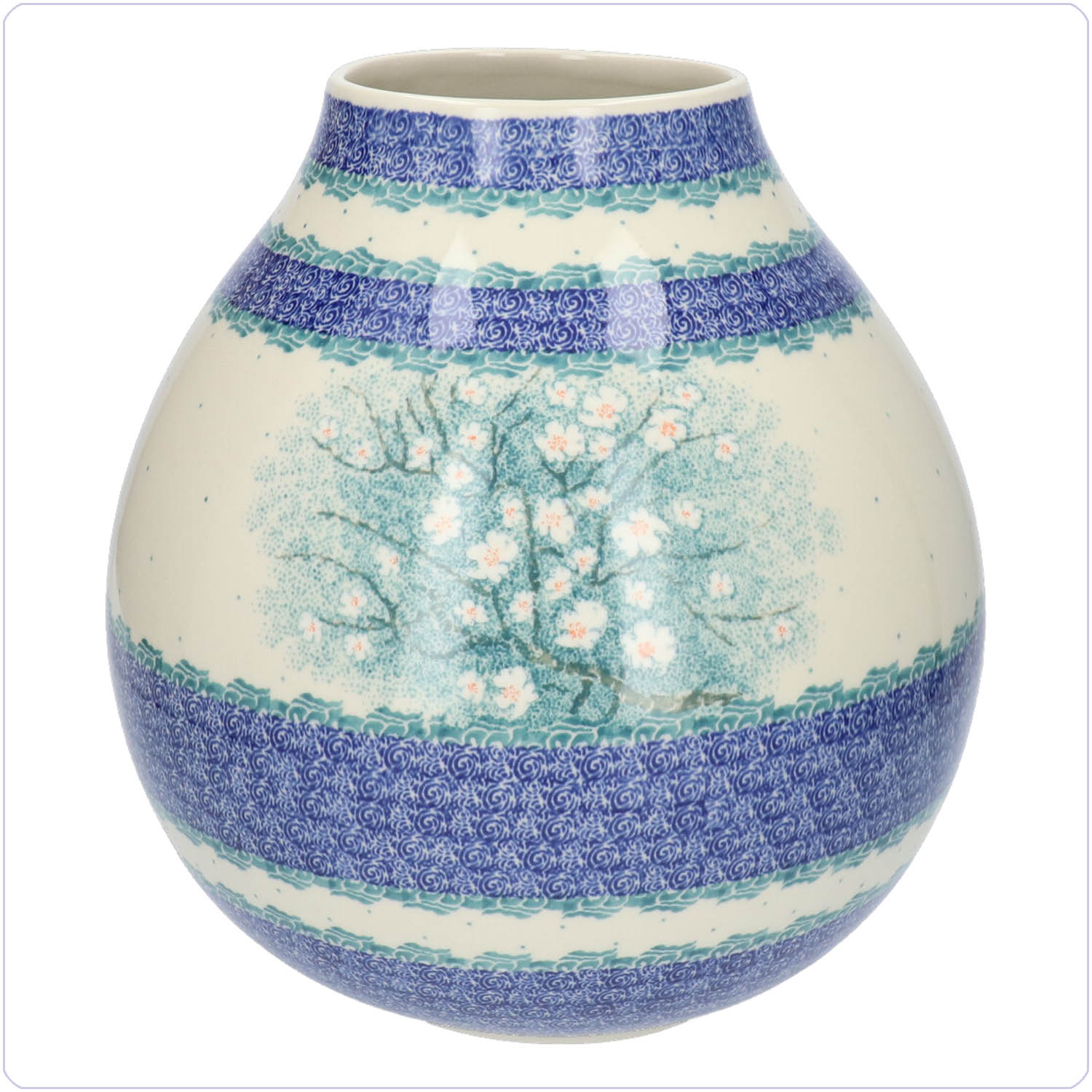 Bunzlau Vaas XL 9500ml (102482) - Unikat Almond Blossom (3492)