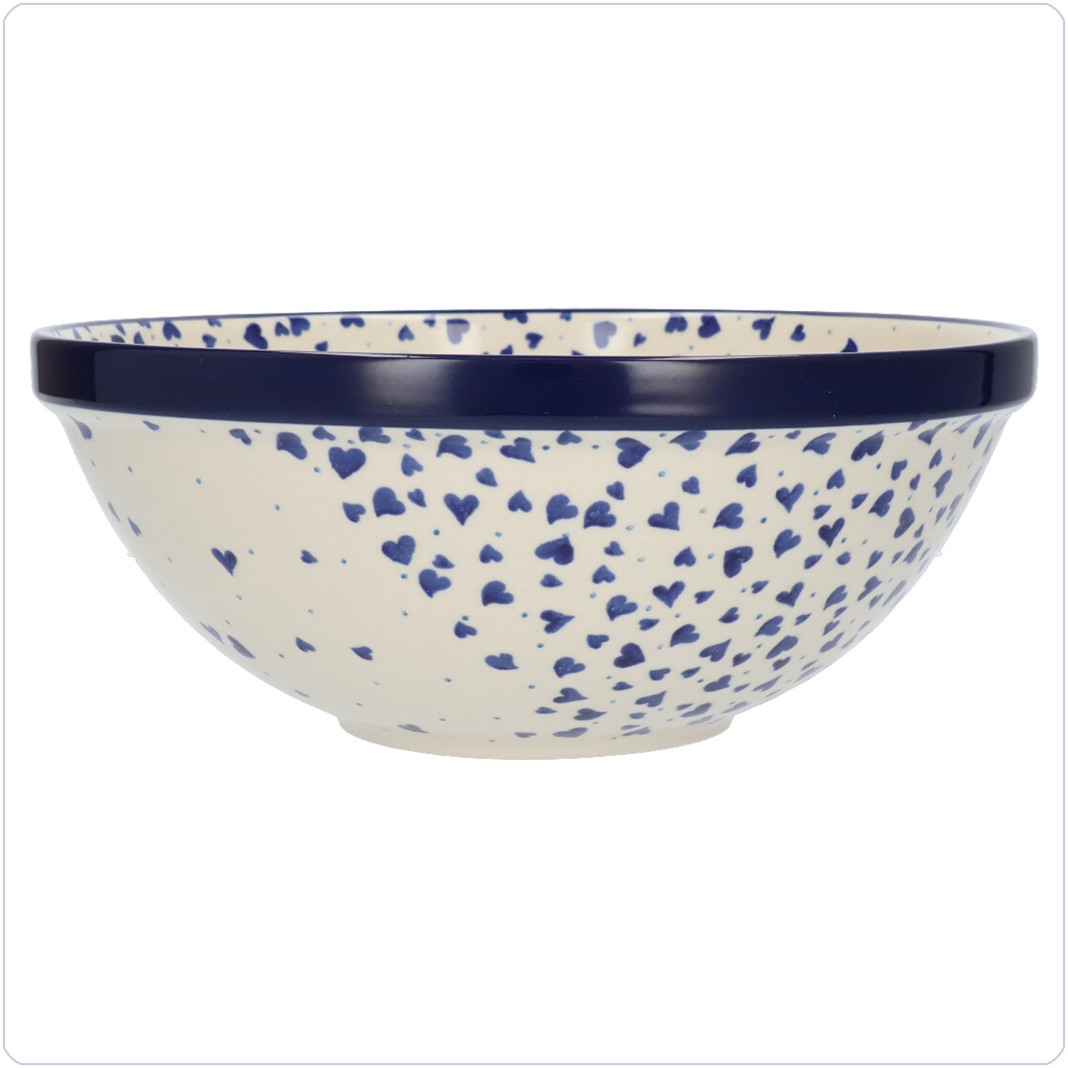 Bunzlau Diepe schaal 3470ml Ø28 (1055) - Hearts (2874)