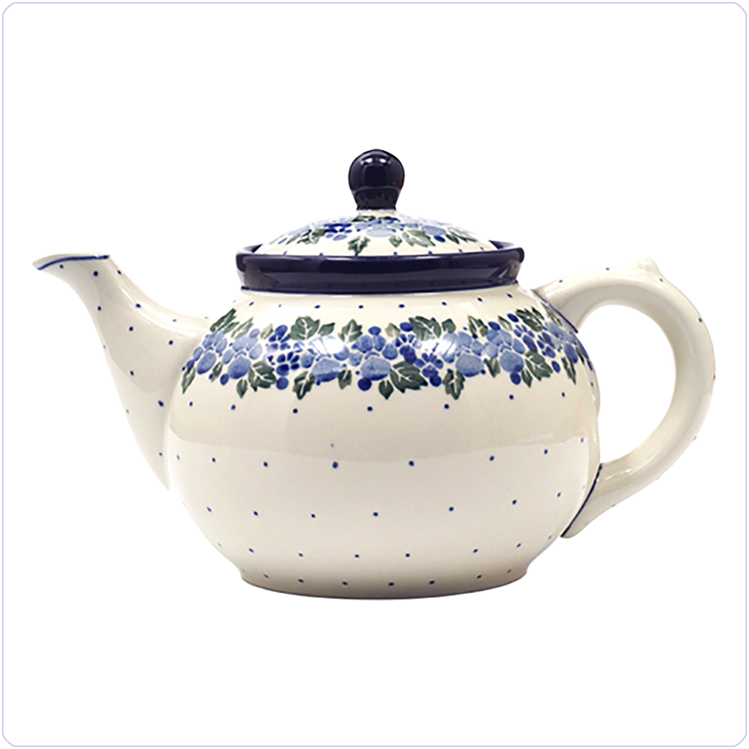 Bunzlau Theepot 1,3ltr (1060) - Frozen Flowers (553)