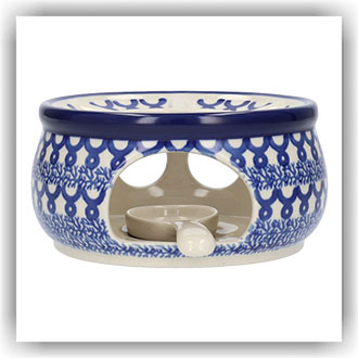 Bunzlau Theelicht/stoof Ø15cm (1063) - Blue Harbour (3306)