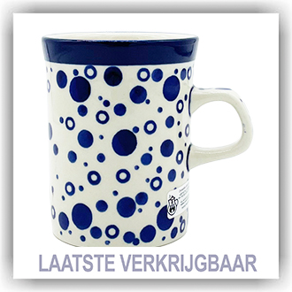 Bunzlau Rechte beker 250ml (1074) - Bolletjes (2958)