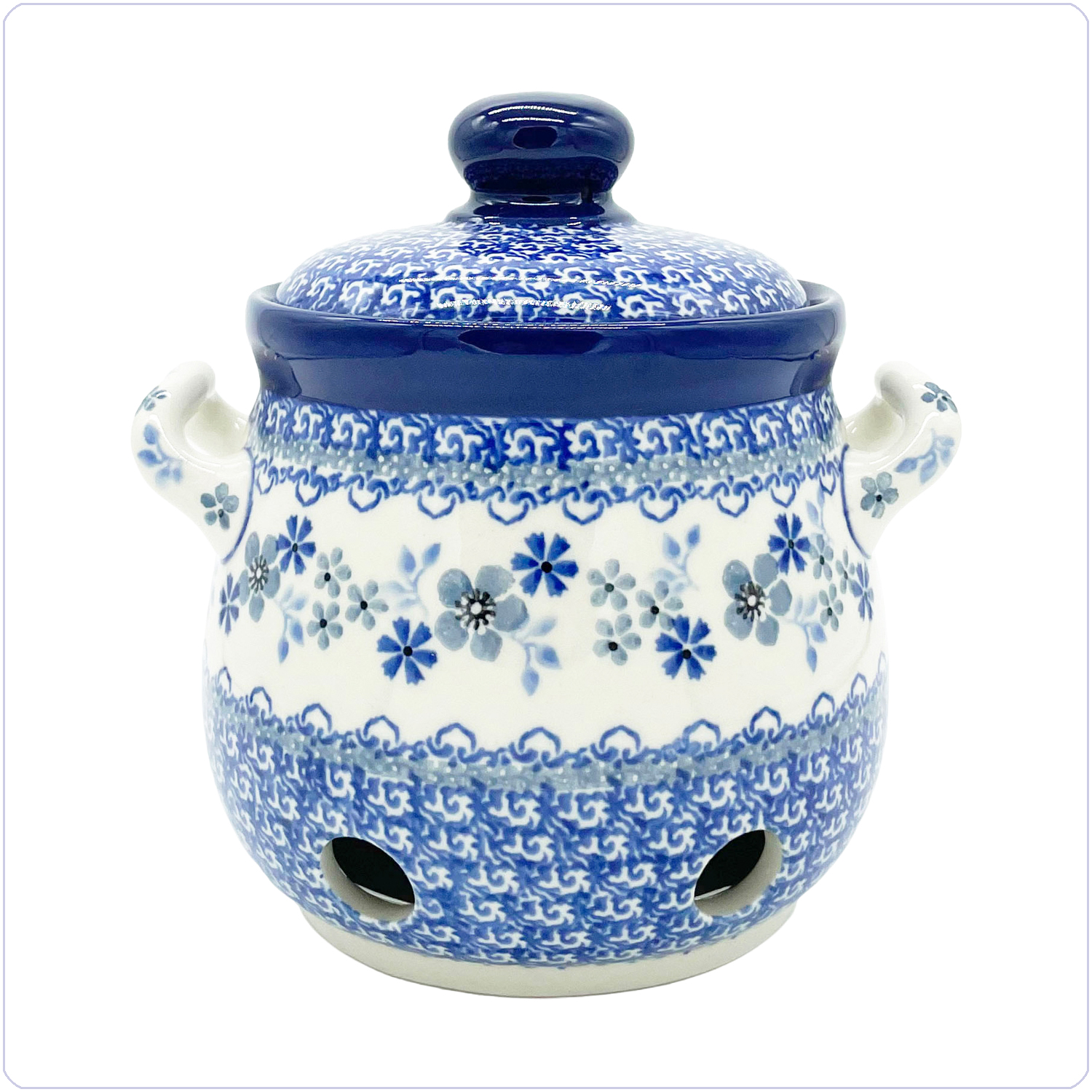 Bunzlau Knoflookpot 15 cm hoog (1179) - Harmony (2333)