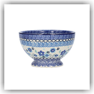 Bunzlau Schaaltje voet 630ml Ø14,5 (1206) - Floral Ballet (3397)