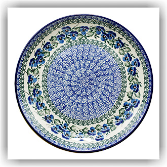 Bunzlau Dinerbord Ø25,5cm (1257) - Blue Violin (2273)