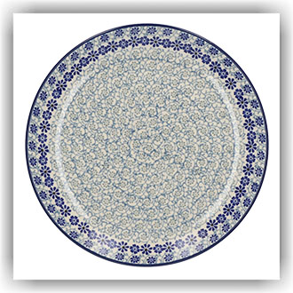 Bunzlau Dinerbord Ø25,5cm (1257) - Blue Fountain (2614)