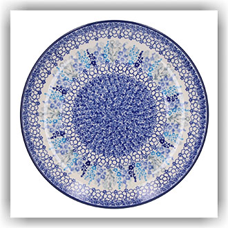 Bunzlau Dinerbord Ø25,5cm (1257) - Delphinium (3315)