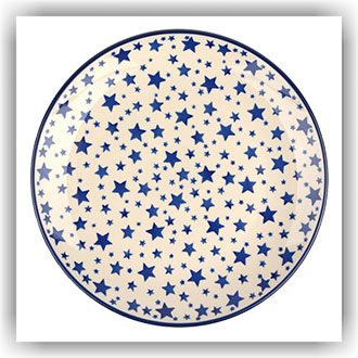 Bunzlau Dinerbord Ø25,5cm (1257) - White Stars (359A)