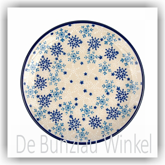 Bunzlau Gebaksbordje Ø16cm (1261) - Christmas Stars (2411)