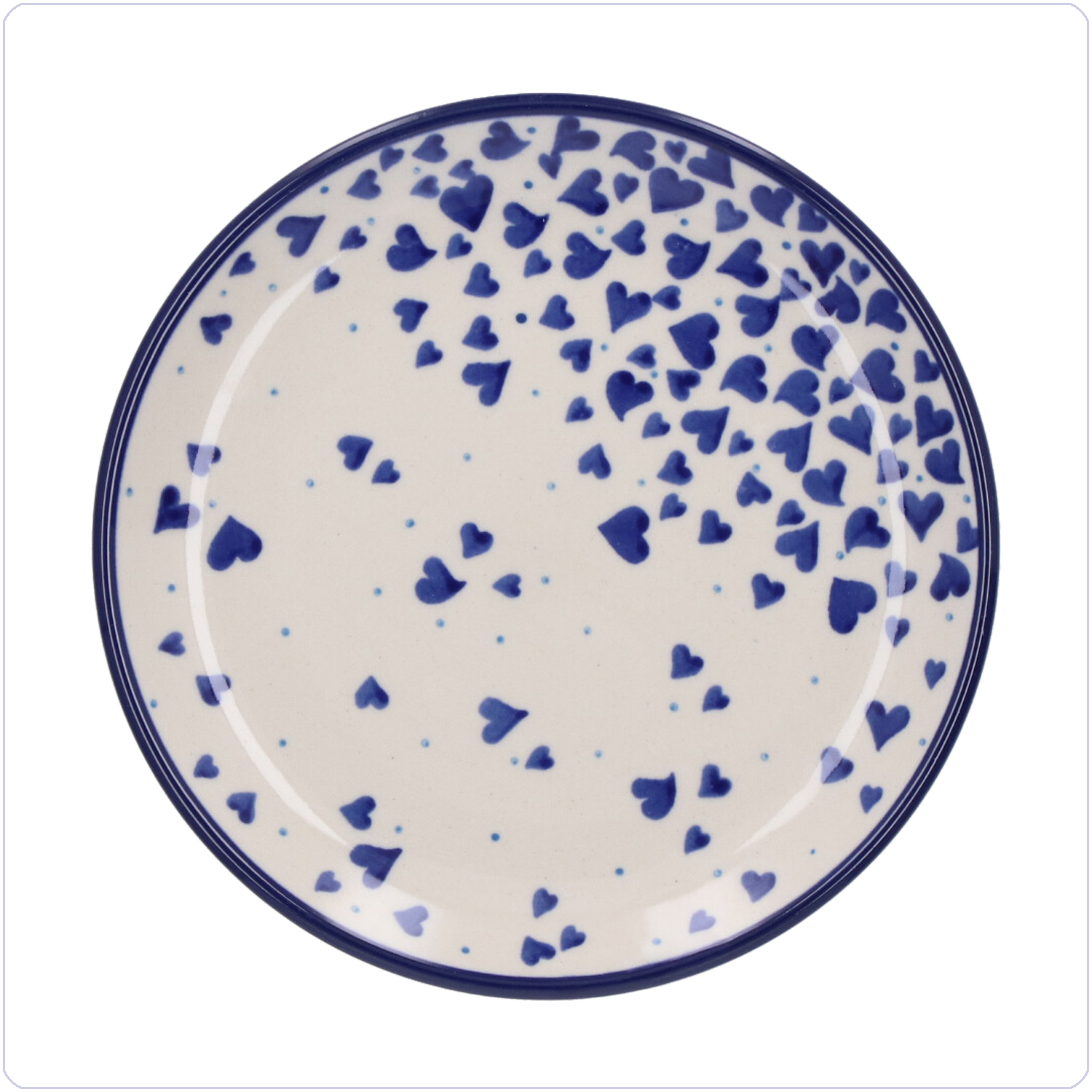 Bunzlau Gebaksbordje Ø16cm (1261) - Hearts (2874)