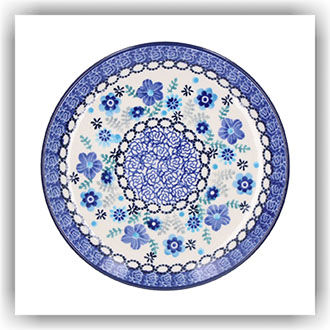 Bunzlau Gebaksbordje Ø16cm (1261) - Floral Ballet (3397)
