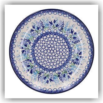 Bunzlau Lunchbord Ø23,5cm (1266) - Blue Garden (3316)