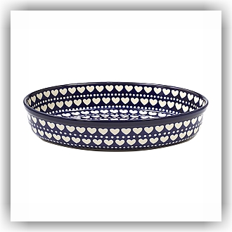 1298 Ovale ovenschaal 18x27cm
375E Blue Valentine