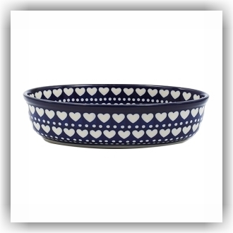 1299 Ovale ovenschaal 16x24cm
375E Blue Valentine