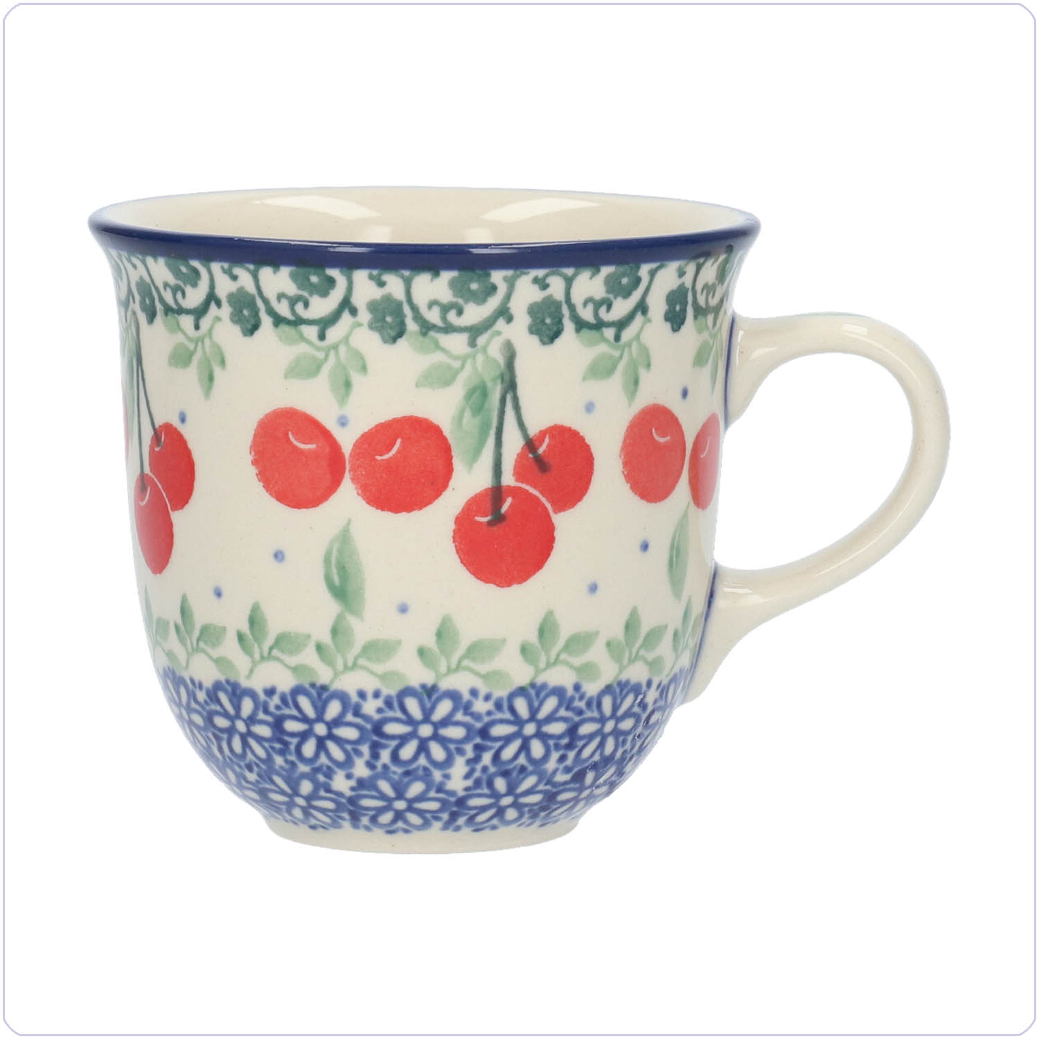 Bunzlau Tulp senseo mok 200ml (1342) - Cherries (3496)