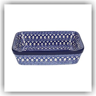 Bunzlau Ovenschaal 19x24cm (1404) - Blue Harbour (3306)