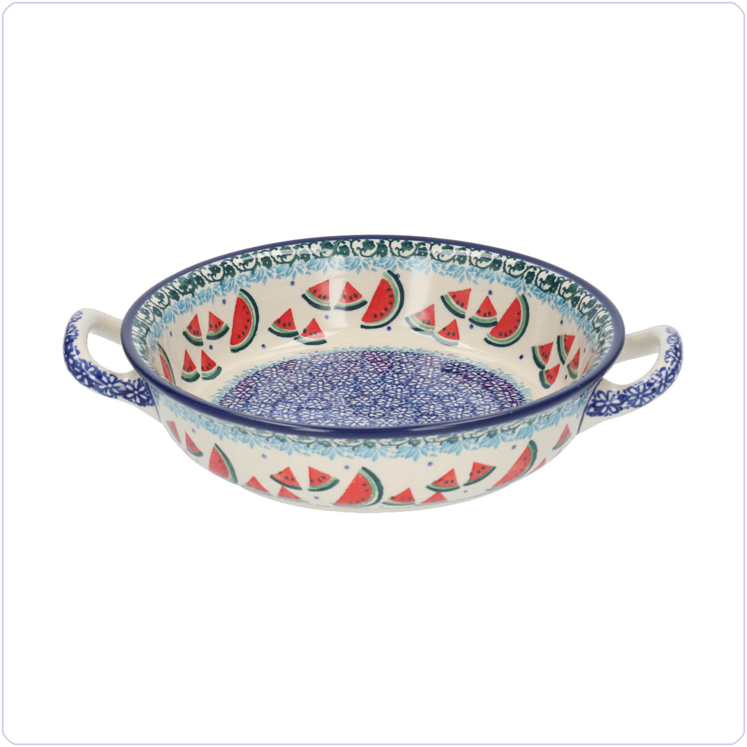 Bunzlau Ronde ovenschaal Ø21cm (1419) - Watermelons (3493)