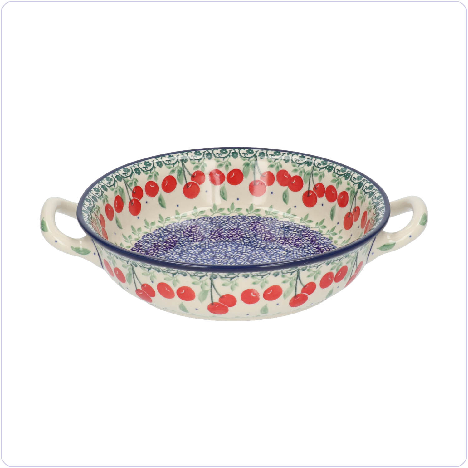 Bunzlau Ronde ovenschaal Ø21cm (1419) - Cherries (3496)
