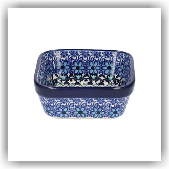 Bunzlau Vierkant bakje 10x10cm (1428) - Granada (3398)