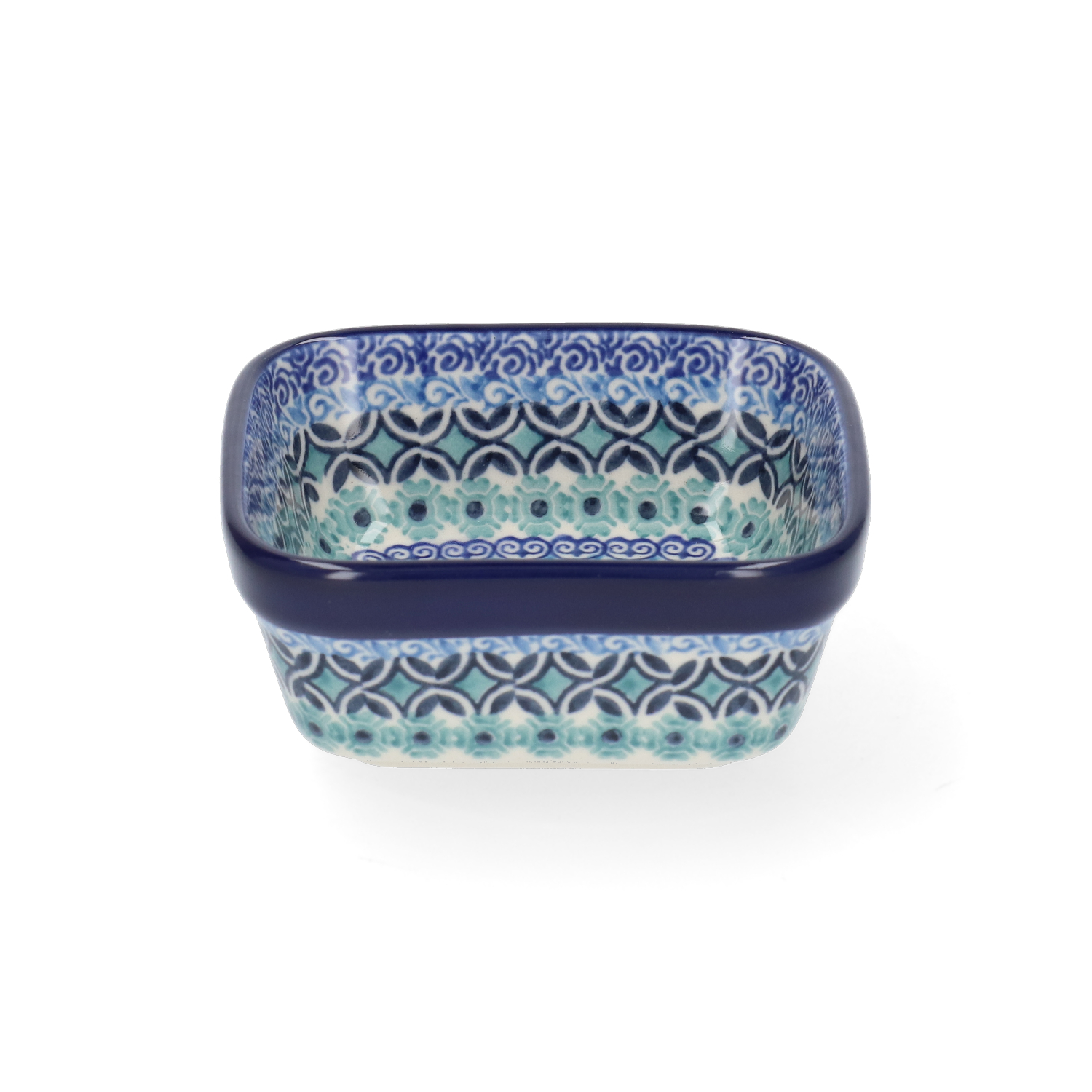 Bunzlau Vierkant bakje 10x10cm (1428) - Granada (3398)