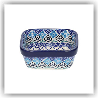 Bunzlau Vierkant bakje 10x10cm (1428) - Porto (3403)