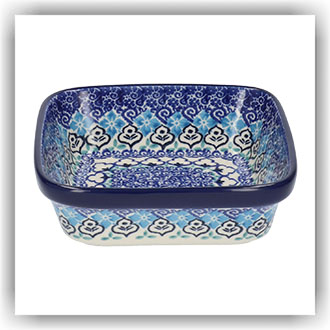 Bunzlau Vierkant bakje 350ml 13x13 (1429) - Porto (3403)