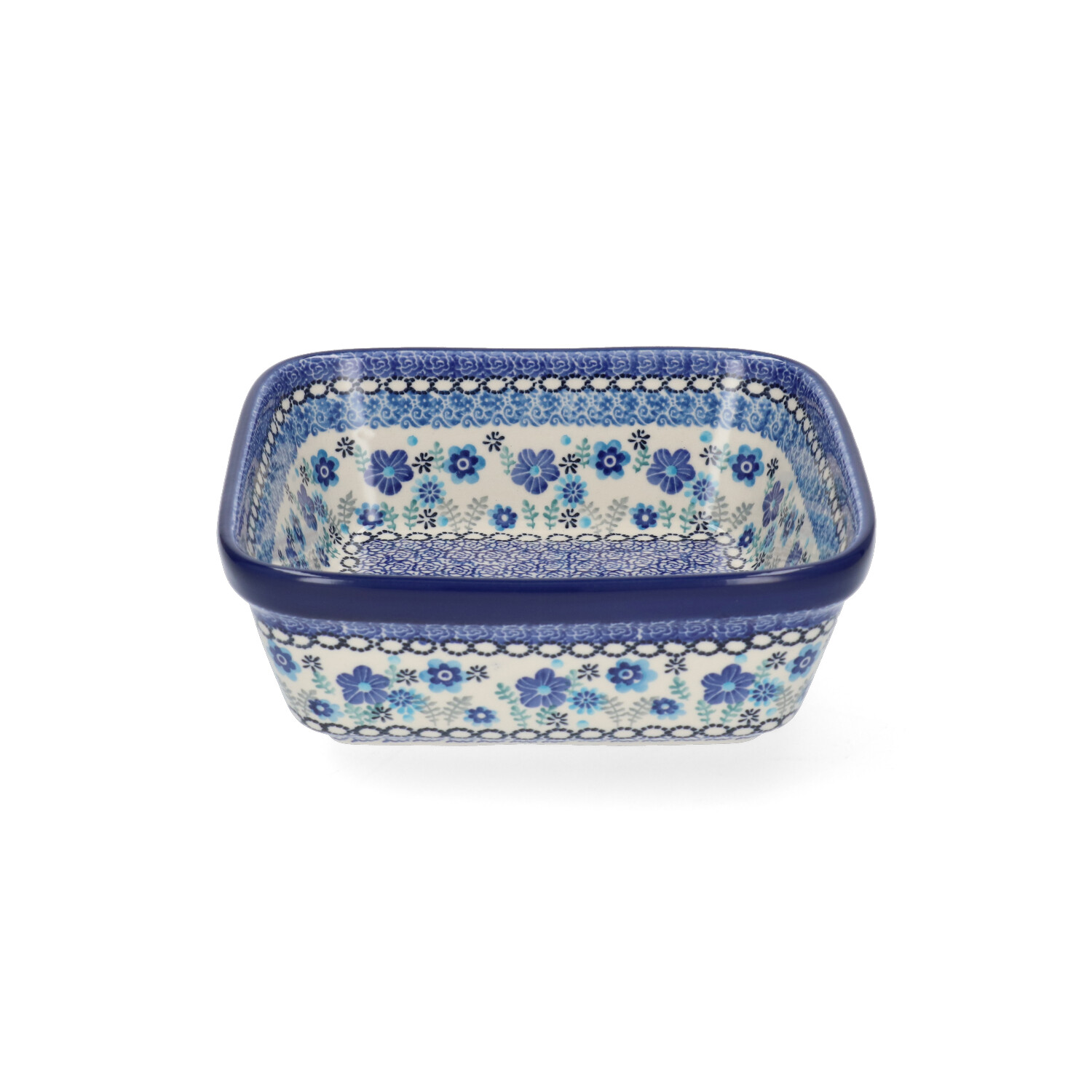 Bunzlau Ovenschaal 19x19cm (1430) - Floral Ballet (3397)
