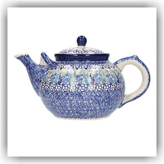 Bunzlau Theepot 1800ml / 2000ml (1444) - Delphinium (3315)