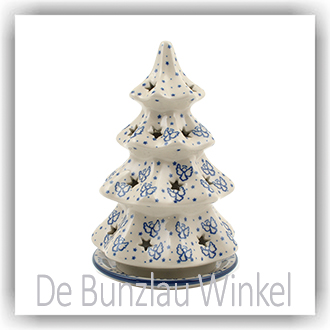 Bunzlau Kerstboom theelicht 22cm (1602) - Angels (1411)