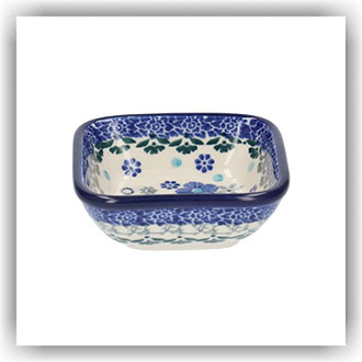 Bunzlau Vierkant bakje 70ml 8x8cm (1604) - Blossom Breeze (3396)