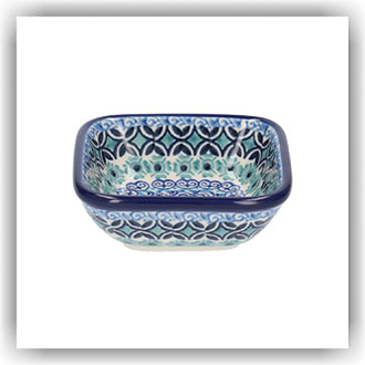 Bunzlau Vierkant bakje 70ml 8x8cm (1604) - Granada (3398)