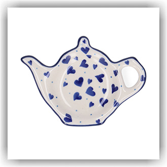 Bunzlau Theepot theetipje (1766) - Hearts (2874)