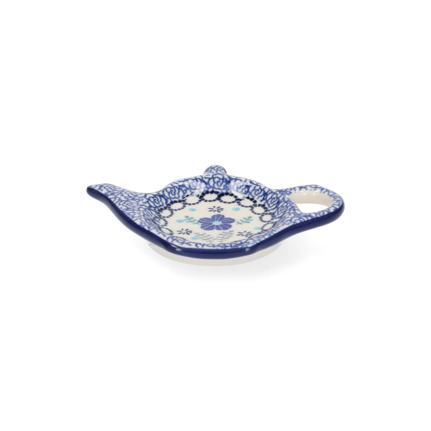 Bunzlau Theepot theetipje (1766) - Floral Ballet (3397)