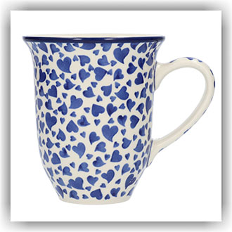 Bunzlau Tulp XL Beker 500ml (1826) - Dancing Hearts (3411)