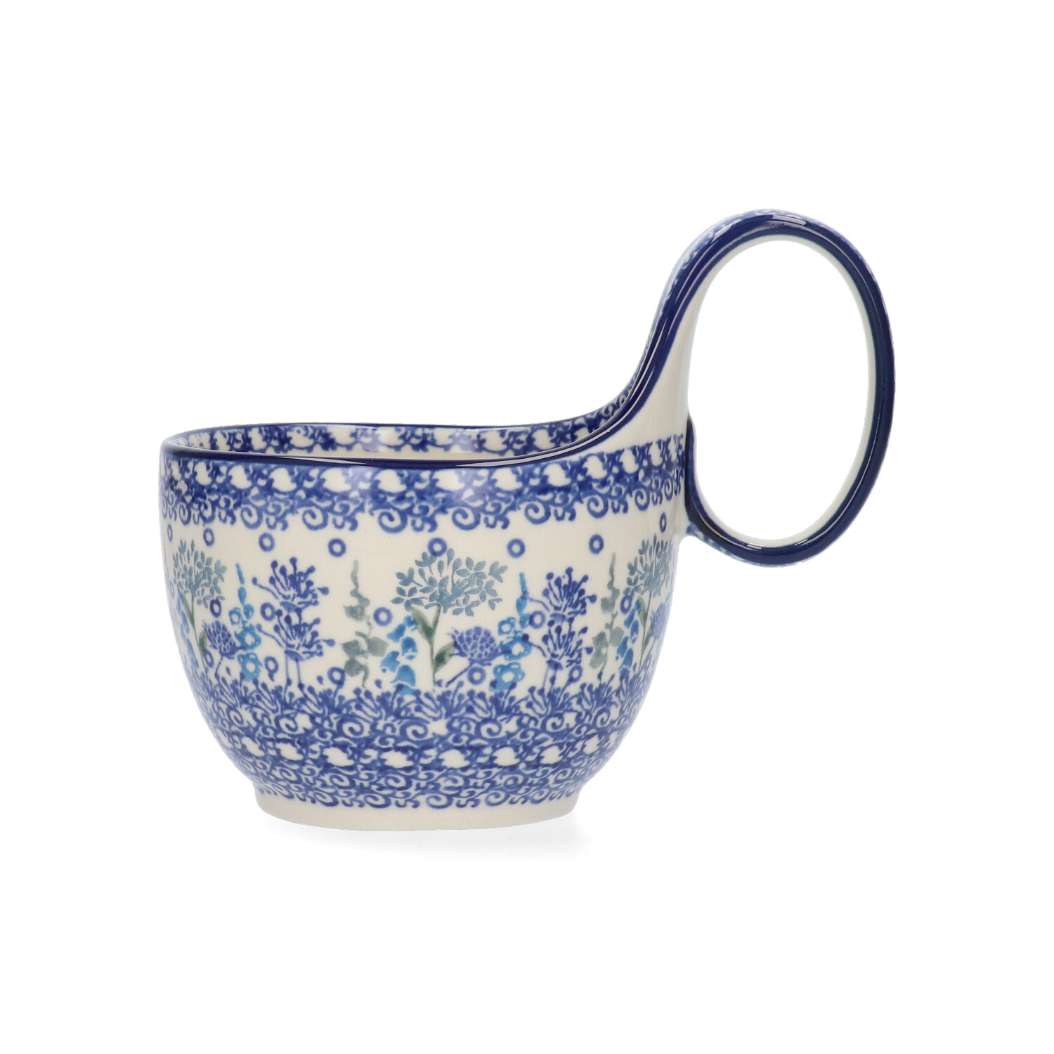 Bunzlau Waterscoop/Soepkom (1845) - Floral Party (2896)