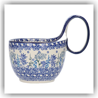 Bunzlau Waterscoop/Soepkom (1845) - Floral Party (2896)