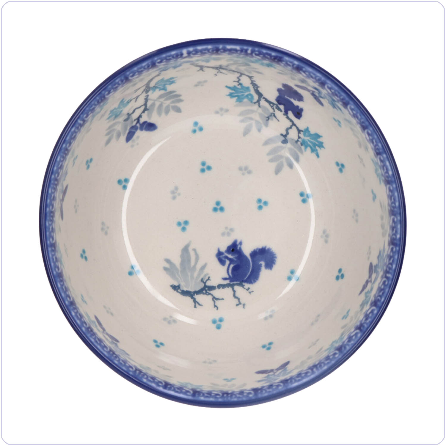 Bunzlau Rijstkom 600ml Ø14 (1986) - Squirrels (3437)