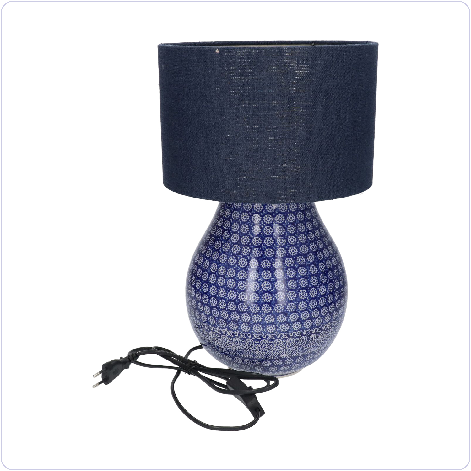 Bunzlau Lamp incl. Ø 25 cm M kap (202684) - Lace (884)