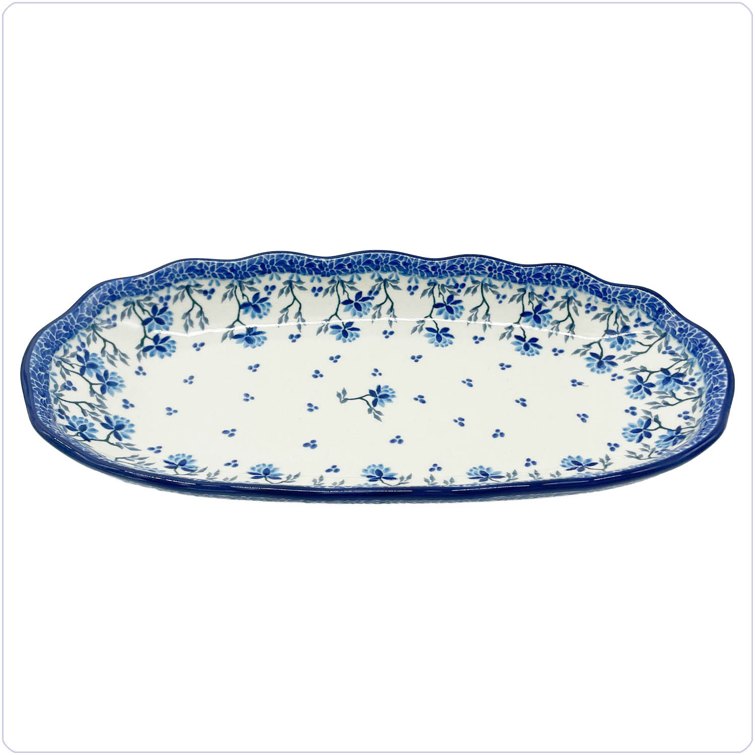 Bunzlau Gewelfde serveerschaal (2042) - Daydream (2524)