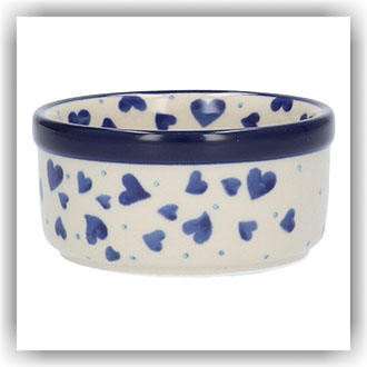 Bunzlau Ramekin bakje 100ml Ø8,5 (2095) - Hearts (2874)