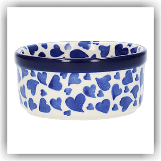 Bunzlau Ramekin bakje 100ml Ø8,5 (2095) - Dancing Hearts (3411)