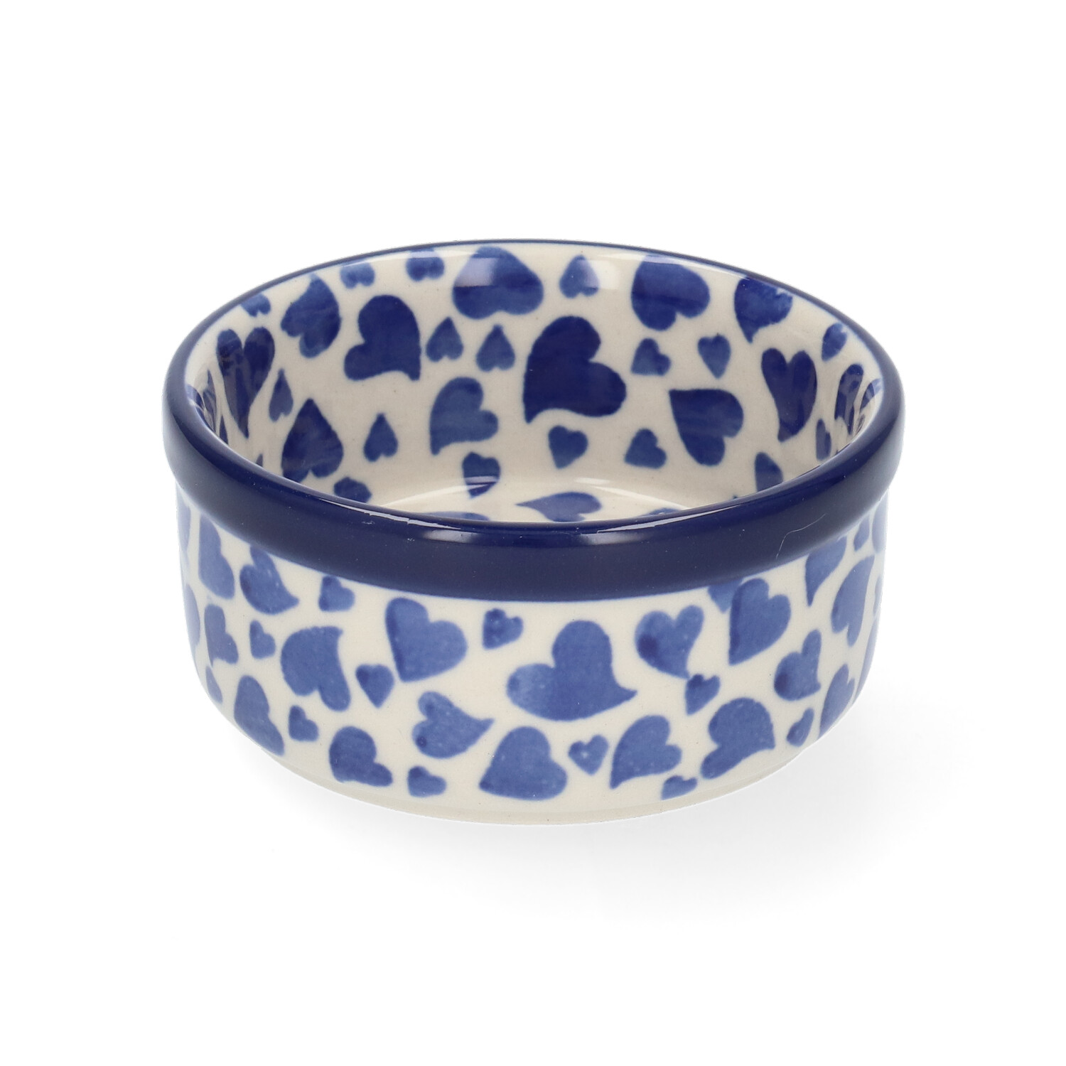 Bunzlau Ramekin bakje 100ml Ø8,5 (2095) - Dancing Hearts (3411)