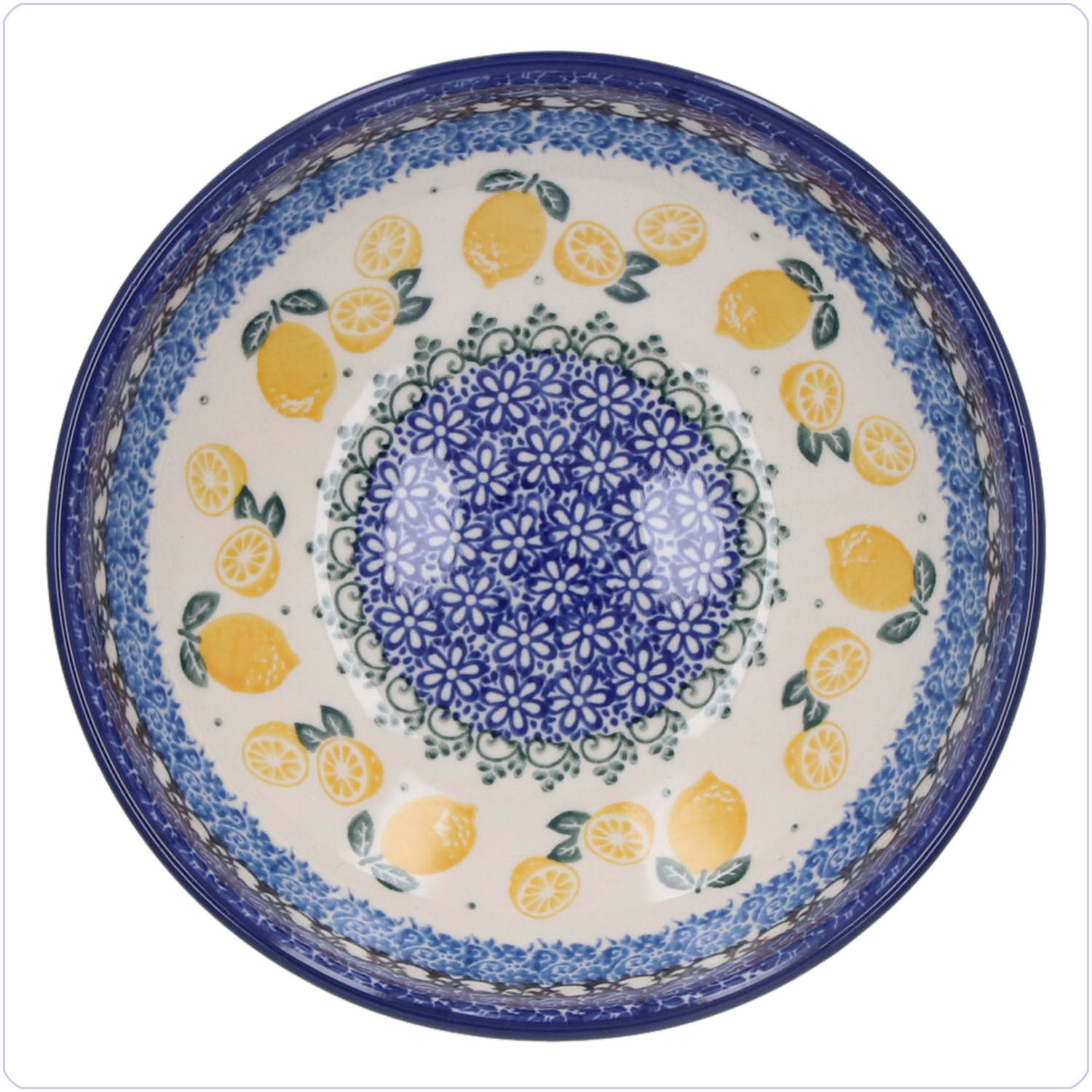 Bunzlau Serveerschaal 610ml Ø17 (2190) - Lemon (3495)