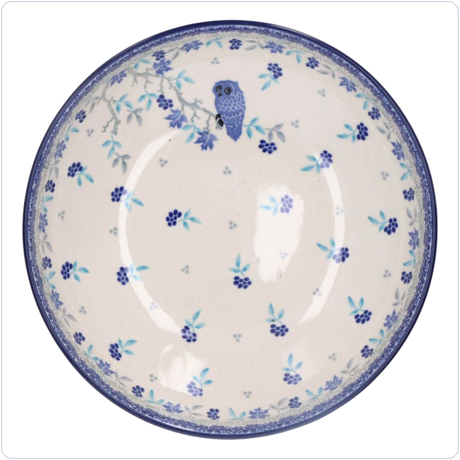 Bunzlau Serveerschaal 1250ml Ø22,5 (2191) - Owl (3439)