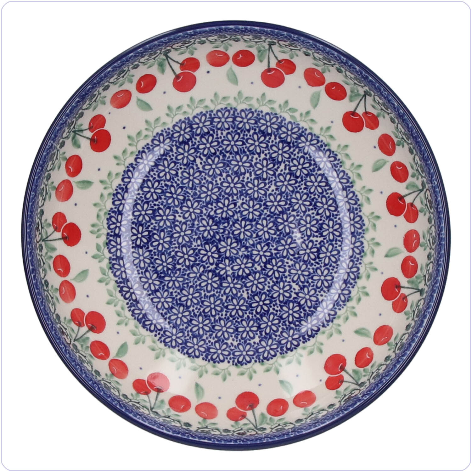 Bunzlau Serveerschaal 1250ml Ø22,5 (2191) - Cherry. (3496)