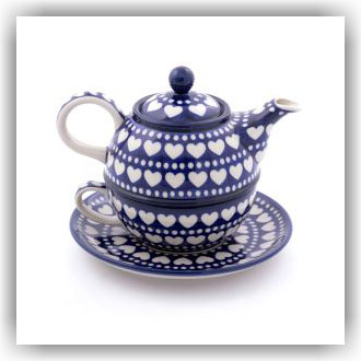 Bunzlau Tea for One 0,6ltr (2201) - Blue Valentine (375E)